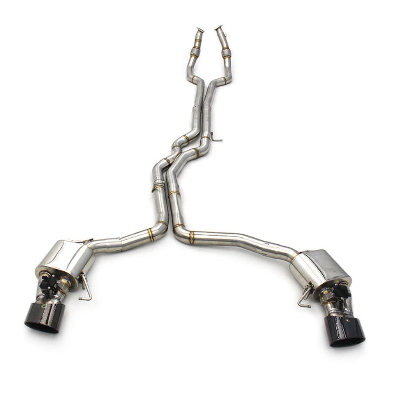 Valved Catback Exhaust System for Audi RS6 RS7 - Bull Boost Performance