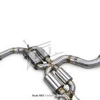 Stainless Valved Catback Exhaust System for Audi RS3 TTRS 2.5T - Bull Boost Performance