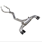 T304 Stainless Valved Catback Exhaust System for Audi Q8 Q8 2.0T 3.0T - Bull Boost Performance