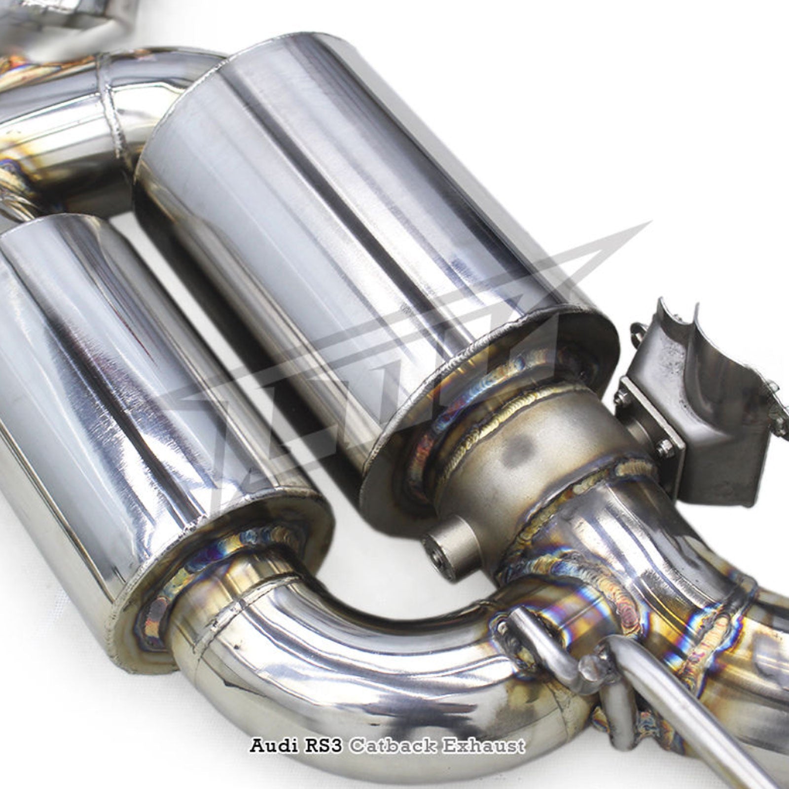 Stainless Valved Catback Exhaust System for Audi RS3 TTRS 2.5T - Bull Boost Performance