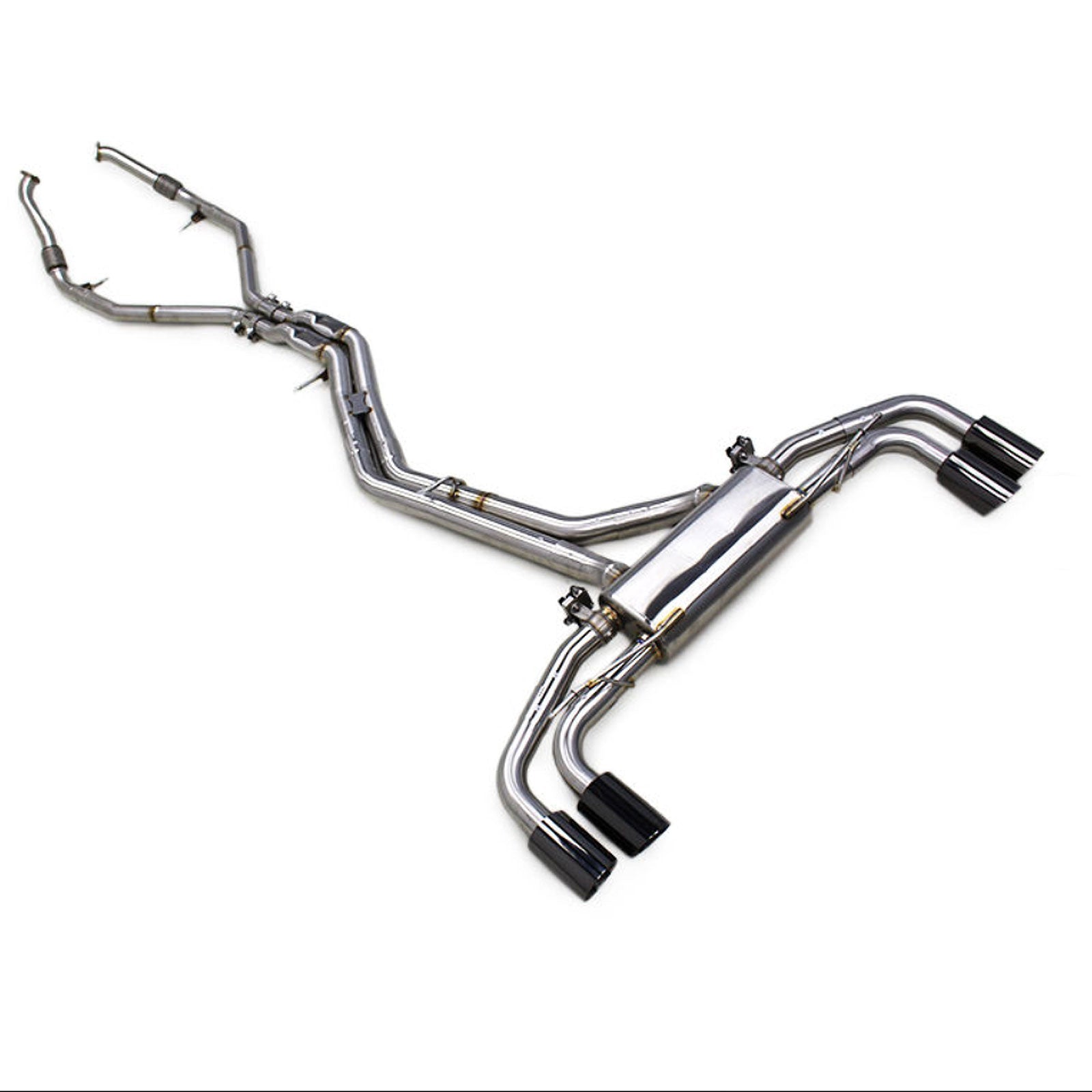 T304 Stainless Valved Catback Exhaust System for Audi Q8 RSQ8 4.0T - Bull Boost Performance