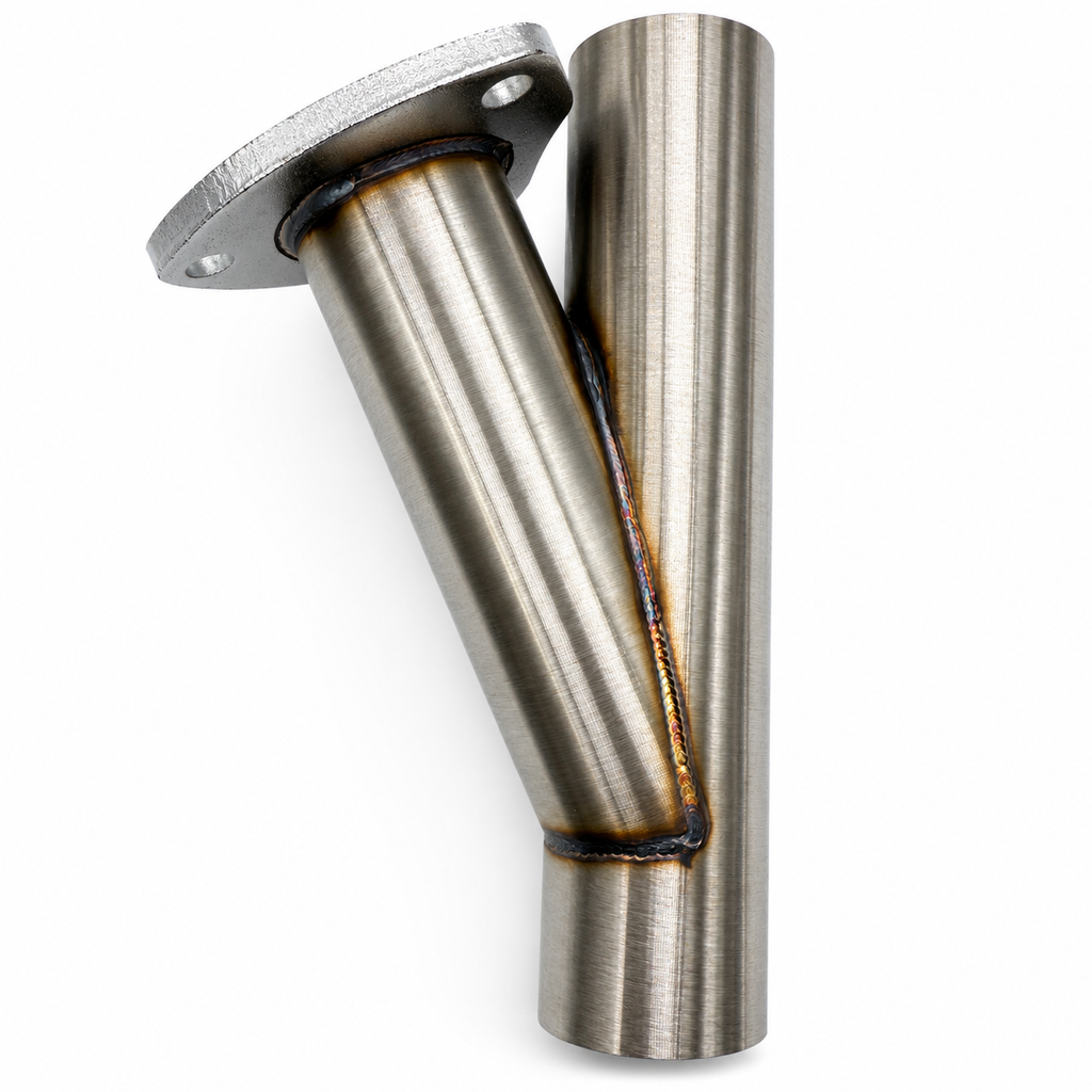 2.25" Y-Pipe ONLY - Stainless Steel-Weld in - 307522-Y - Granatelli Motor Sports