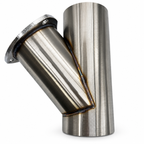 4.00" Y-Pipe ONLY - Stainless Steel-Weld in - 307540-Y - Granatelli Motor Sports