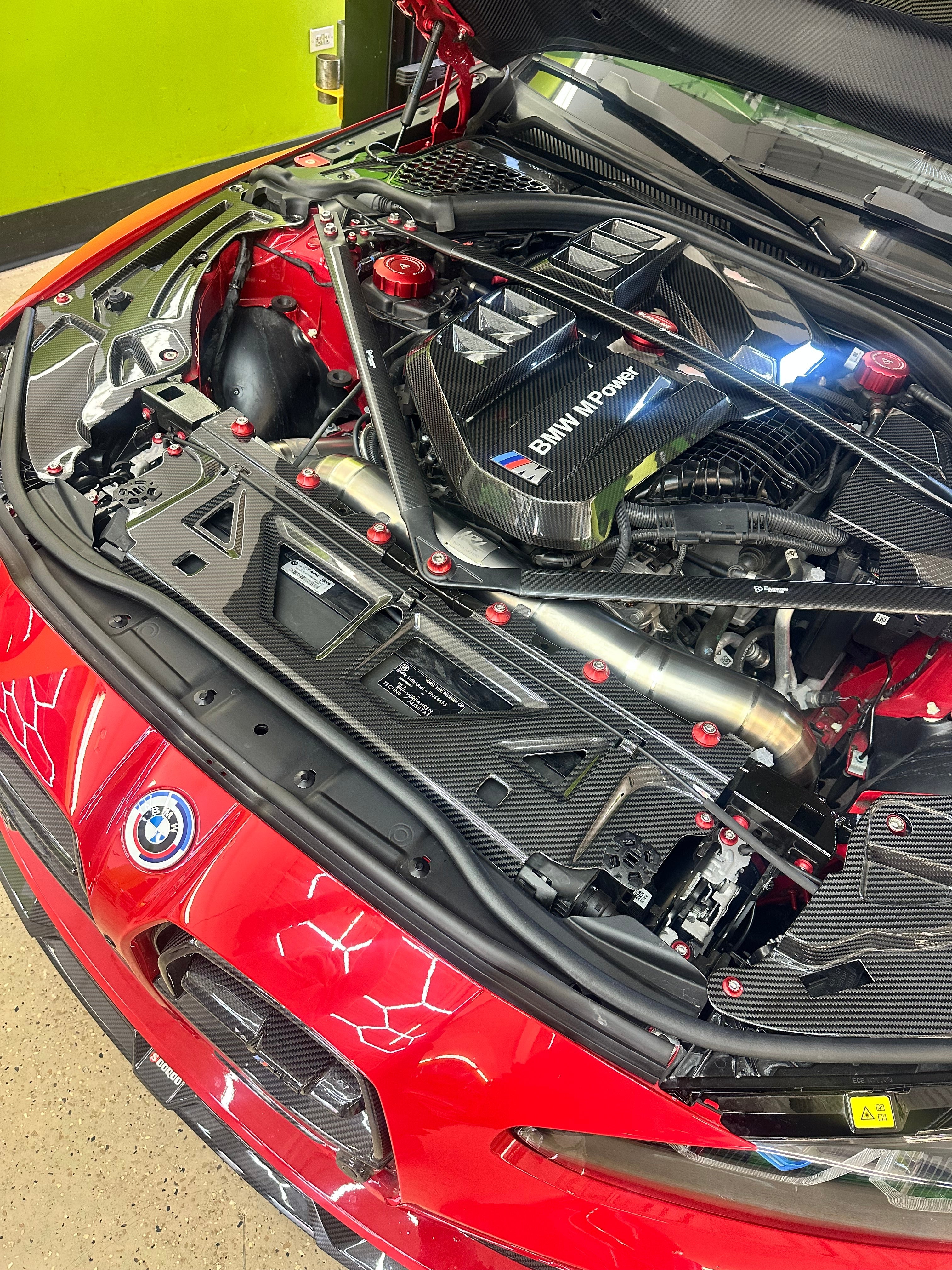 IRL BMW G8x Titanium Front Mount Intakes