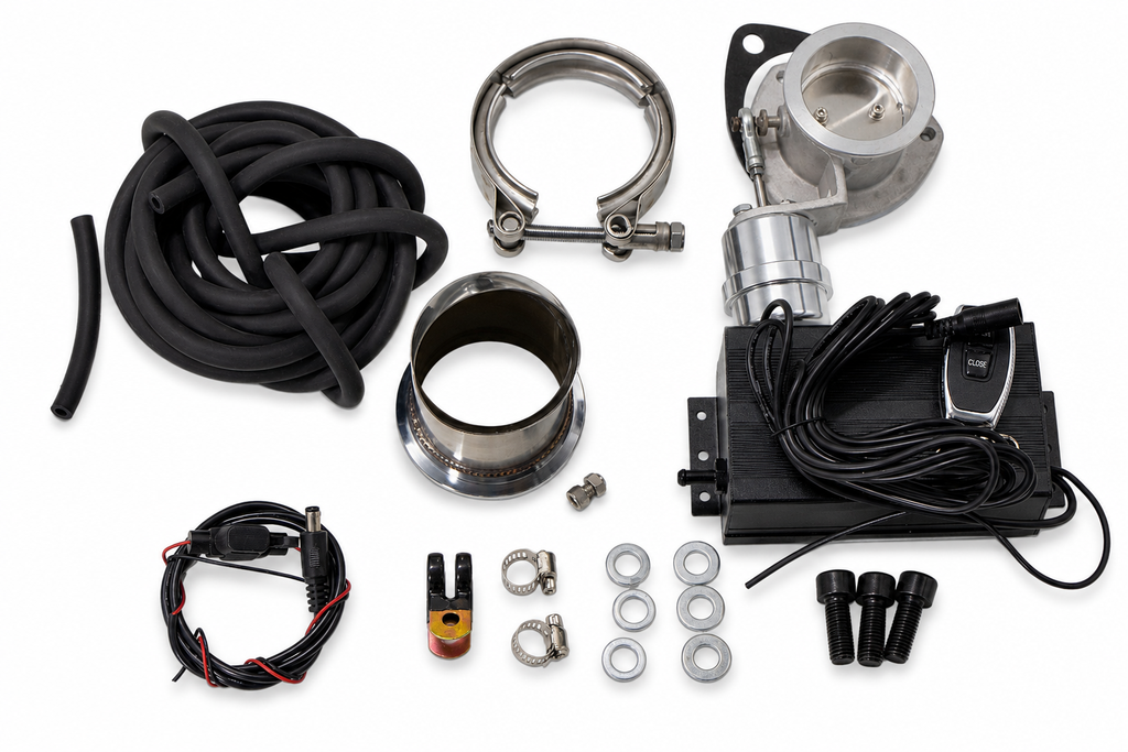 Granatelli Motor Sports Vacuum/Pressure Controlled Electronic Exhaust Cutout Systems - Stainless Steel Slip-Fit  309525K - Granatelli Motor Sports
