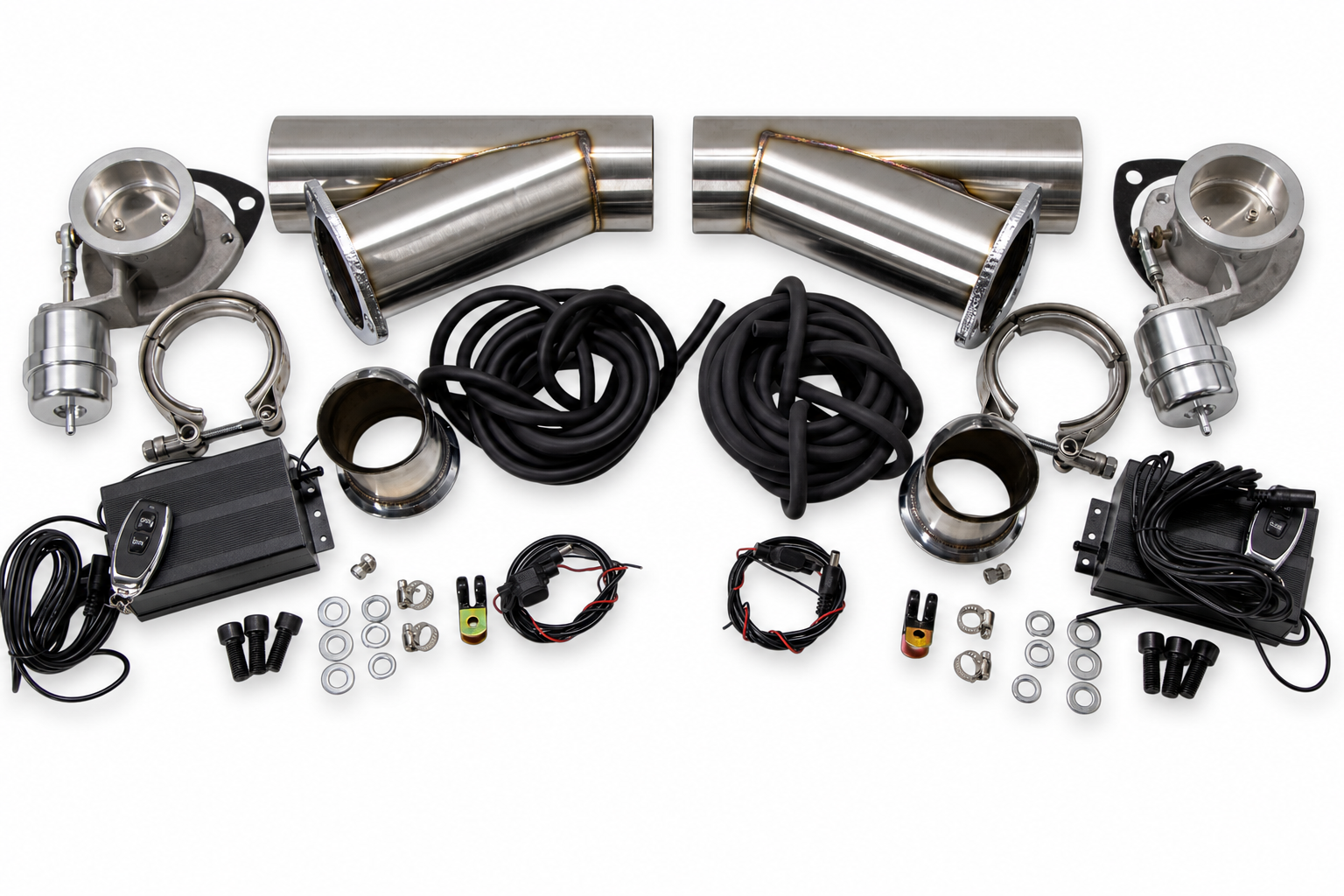 Granatelli Motor Sports Vacuum/Pressure Controlled Electronic Exhaust Cutout Systems - Stainless Steel Slip-Fit  309525K - Granatelli Motor Sports