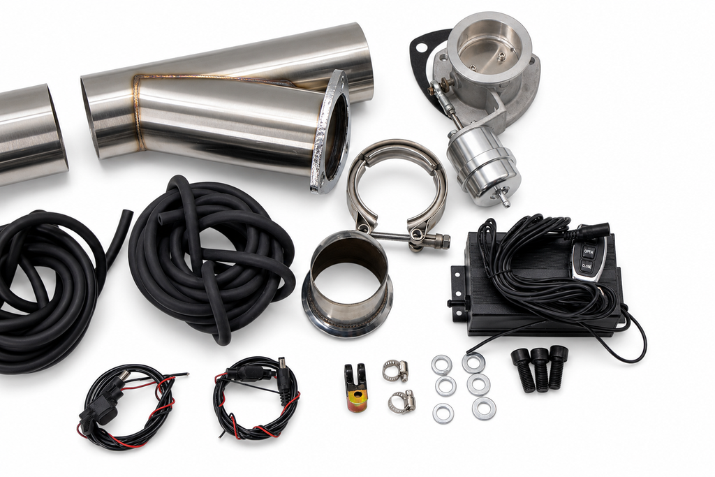 Granatelli Motor Sports Vacuum/Pressure Controlled Electronic Exhaust Cutout - Systems Stainless Steel Slip-Fit  309530K - Granatelli Motor Sports