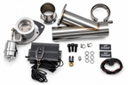 Granatelli Motor Sports Vacuum/ Pressure Controlled Electronic Exhaust Cutout Systems - Stainless Steel Weld-In 309630 - Granatelli Motor Sports