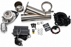 Granatelli Motor Sports Vacuum/ Pressure Controlled Electronic Exhaust Cutout Systems - Stainless Steel Weld-In 309630 - Granatelli Motor Sports
