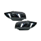 BMW 1 Series E87 Snake Eye Laser LED Headlight Assembly with Dual-Color DRL (Yellow / White) 2004 - 2011 (116i / 118i / 120i / 125i)