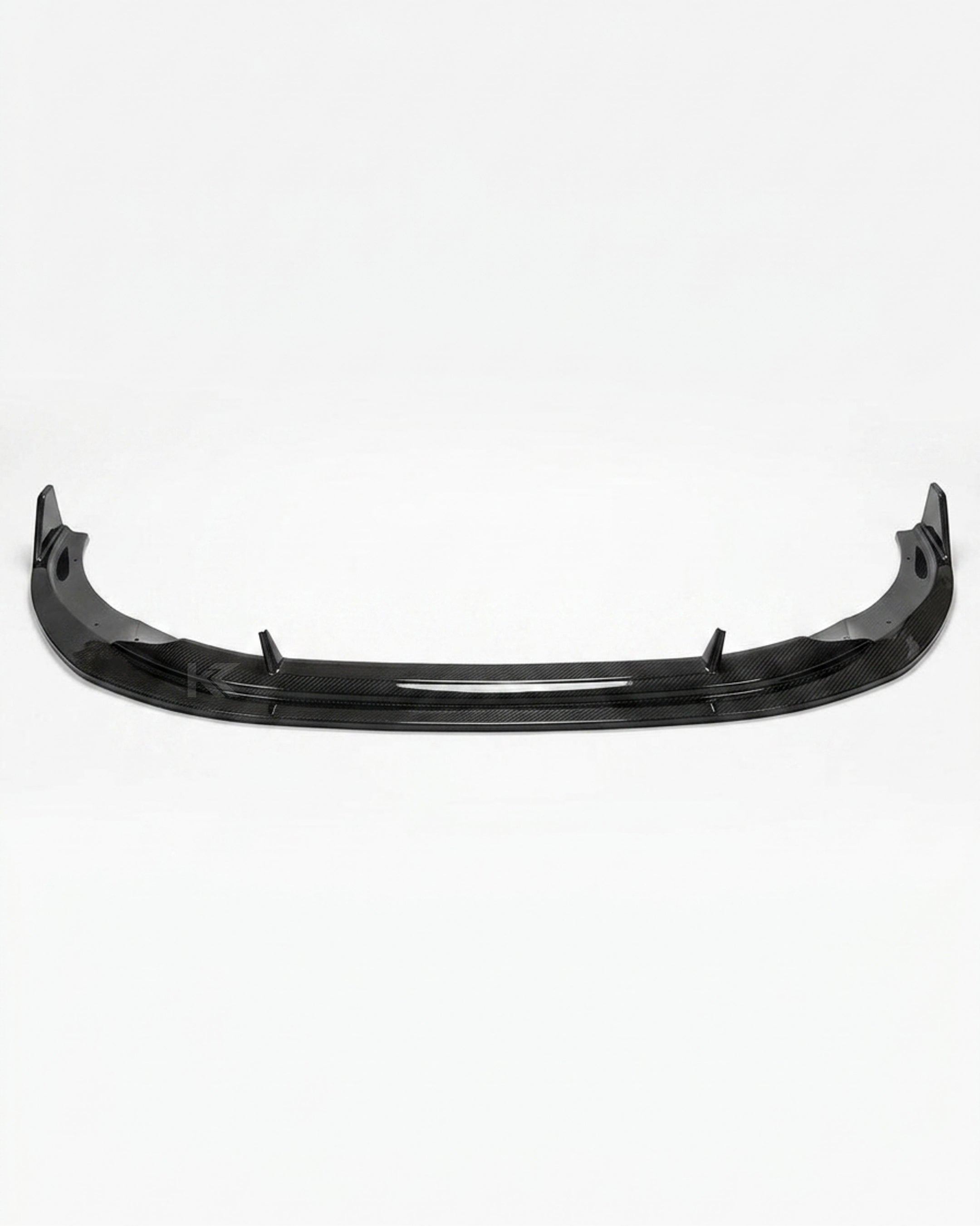 Audi A4 B9 S-Line / S4 Sedan Carbon Fiber 3D Style Front Bumper Lip Splitter Chin Spoiler 2020 - 2021