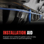 Fel-Pro Jeep Wrangler OS 13881 C-1 Engine Oil Pan Gasket Set Blue Stripe cork-rubber