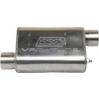 BBK Varitune Adjustable Muffler Double Offset 2.5 Inch Stainless