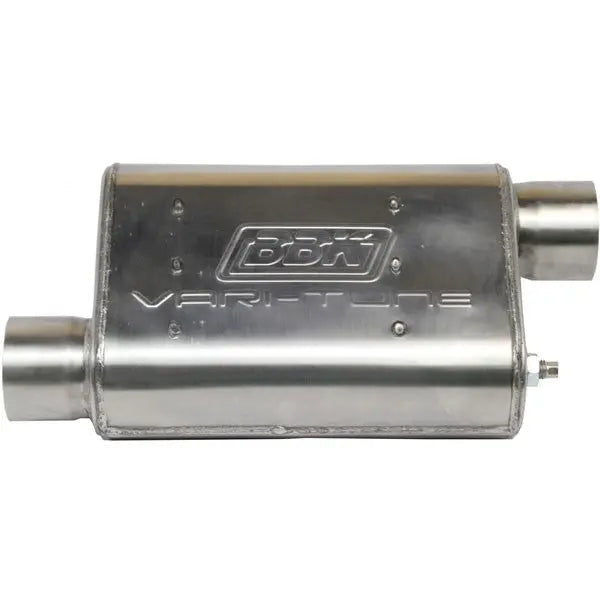 BBK Varitune Adjustable Muffler Double Offset 2.75 Inch Stainless