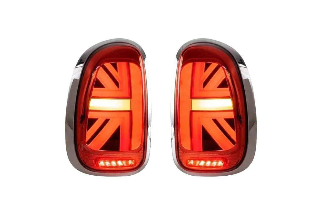 Mini Cooper - Red and Smoked - LED Tail Lights Upgrade (2010-2016)
