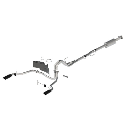 Ford Racing 21-24 F-150 Extreme Rear Exit Exhaust - Black Tips