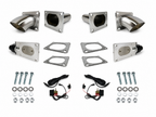 Granatelli Motor Sports Electronic Exhaust Oval Cutout Kit 313530D - Stainless Steel Weld-In - Granatelli Motor Sports