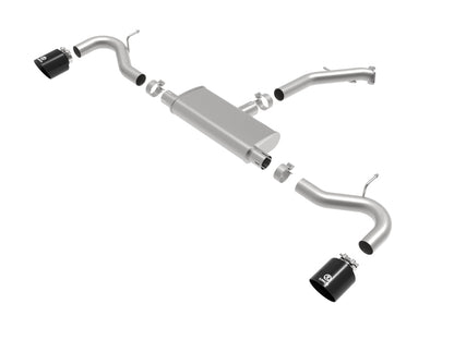 aFe Takeda Series 2.5in 409 SS Axle-Back Exhaust 18-20 Hyundai Elantra GT L4-1.6L(t) w/ Black Tips