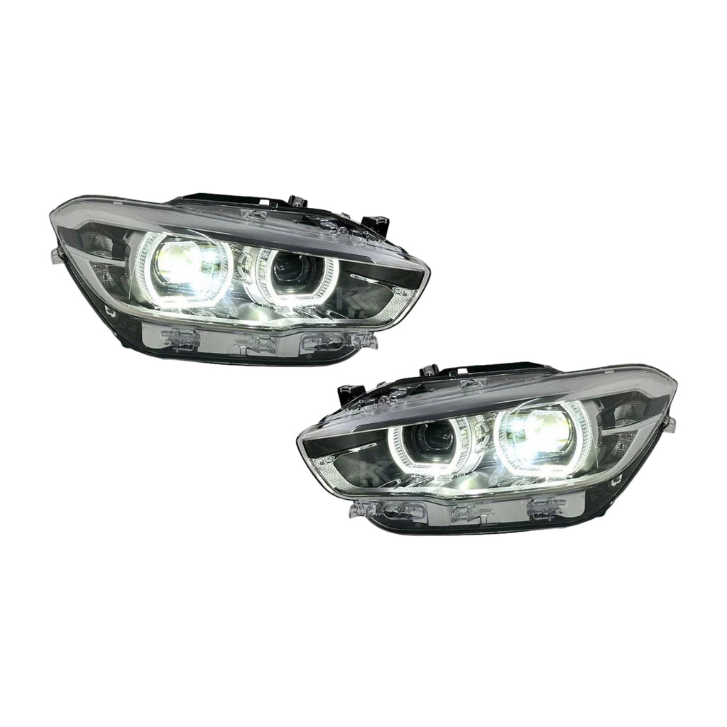BMW 1 Series F20 / 118i Dual-Color (Yellow / White) LED Headlight Assembly with High / Low Beam 2015 - 2018