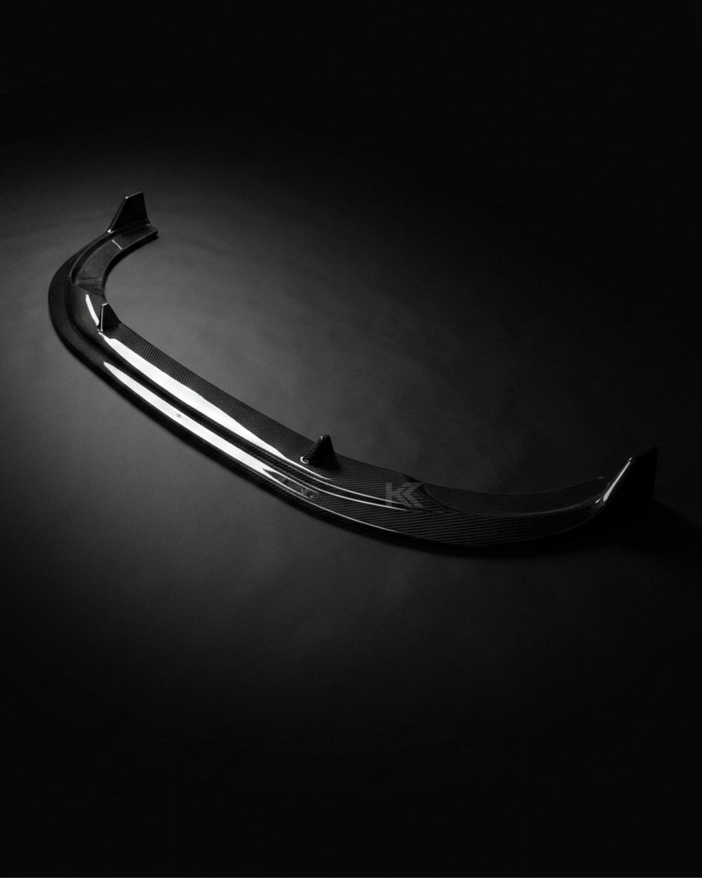 Audi A4 B9 S-Line / S4 Sedan Carbon Fiber 3D Style Front Bumper Lip Splitter Chin Spoiler 2020 - 2021