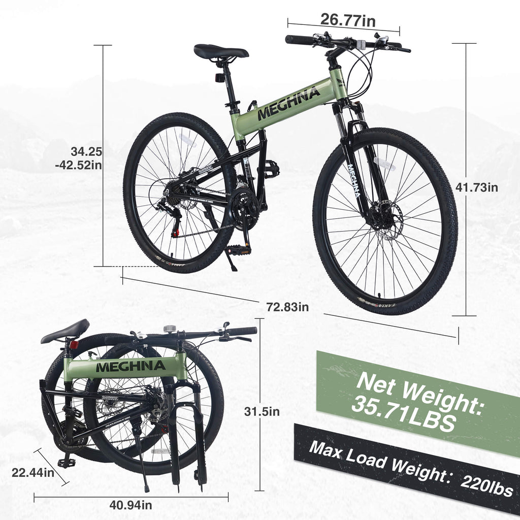 Meghna XM2 Folding Bike - 29"