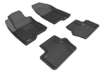 3D MAXpider 07-17 Jeep Compass / Patroit Kagu Black Full Set (1 Post ON PASSENGER SIDE)