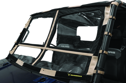 QuadBoss 15-19 Polaris Ranger 1000 Diesel Soft Windshield