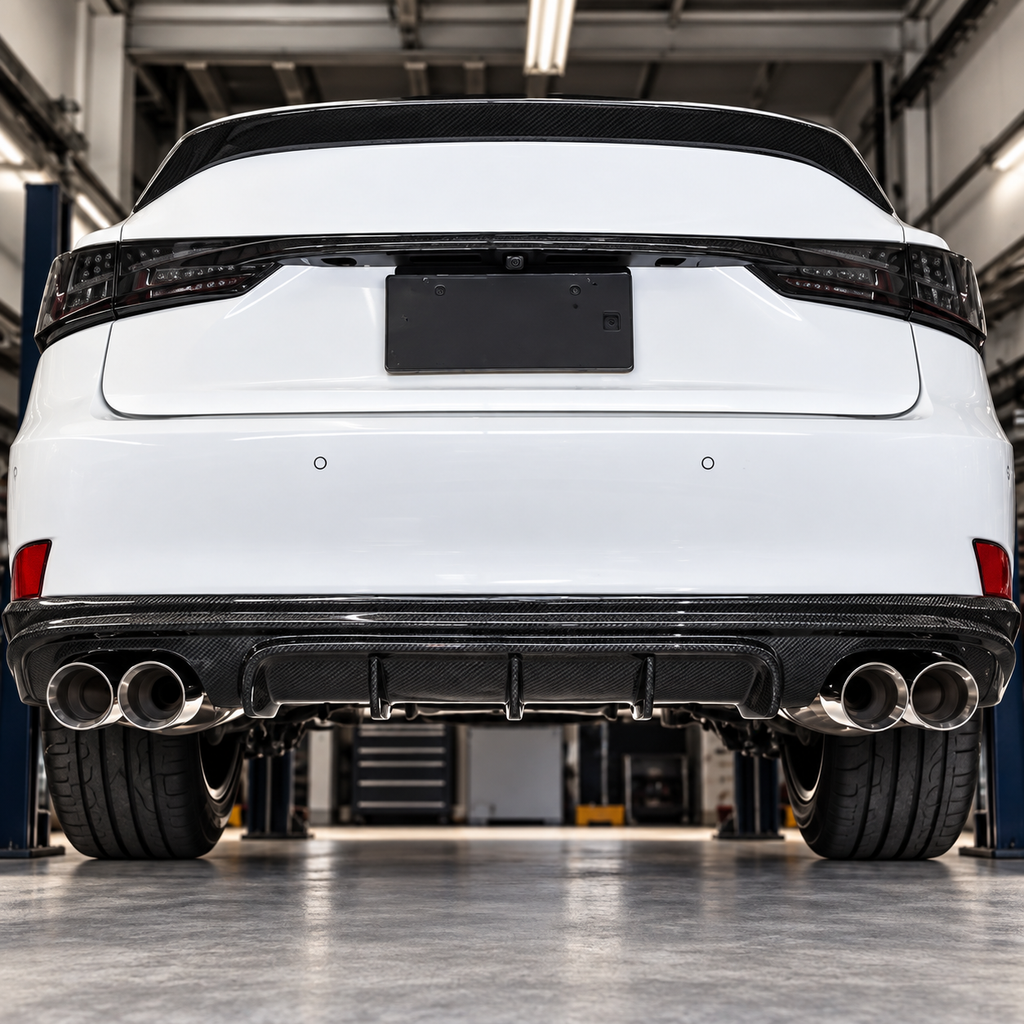 Carbon Fiber Rear Diffuser for Lexus IS250 IS300 IS350