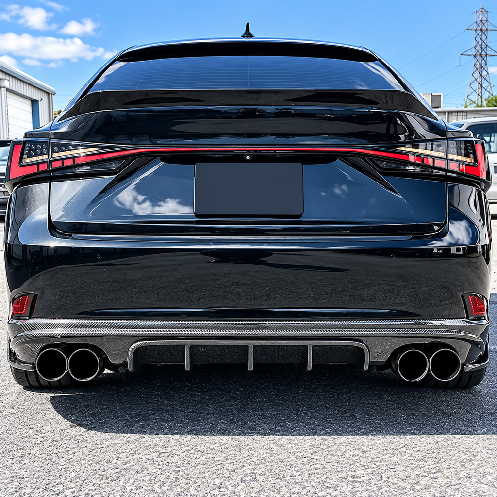 Carbon Fiber Rear Diffuser for Lexus IS250 IS300 IS350