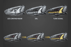 Mitsubishi Lancer Evo X Demon Eyes Dual Beam Projector Headlights (2008-2017)