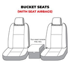 Covercraft 22-24 Dodge RAM 2500 3500 Carhartt Super Dux SeatSaver Frt Row Custom Seat Cover- Gravel
