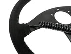 PRP Heated Flat Suede Steering Wheel - Black