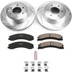 Power Stop 16-22 Nissan Titan XD Front Z23 Evolution Brake Kit
