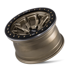 Dirty Life 9303 DT-1 17x9 / 5x127 BP / -38mm Offset / 78.1mm Hub Satin Gold Wheel - Beadlock