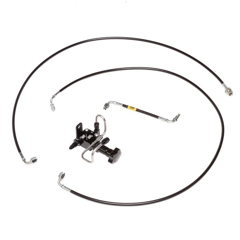 Chase Bays 83-87 Toyota AE86 Corolla Single Piston Brake Booster Delete Brake Line Relocation