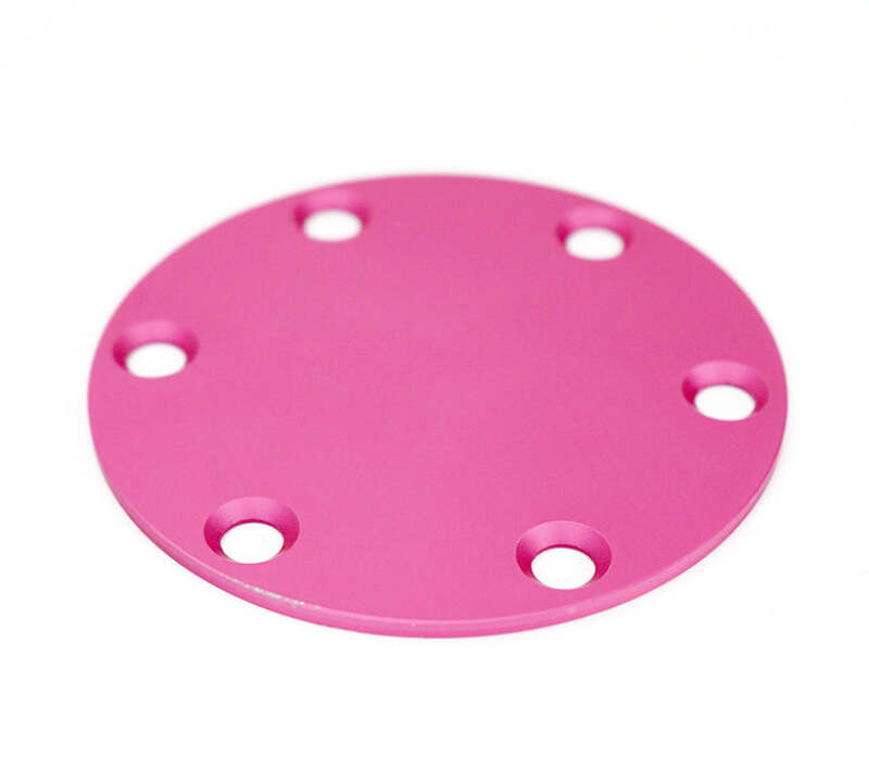NRG Horn Delete Plate Laser Logo - Pink