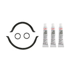 Fel-Pro Nissan Murano OS 30696 Engine Oil Pan Gasket Set RTV Black Silicone w/ Rubber End Seals