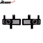 1997-1998 Ford F-150 Ring Style 2PC Projector Fog Lights Black Housing