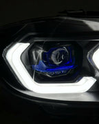 BMW 3 Series E90 LED Headlight Assembly with Dual-Color DRL 2005 - 2012