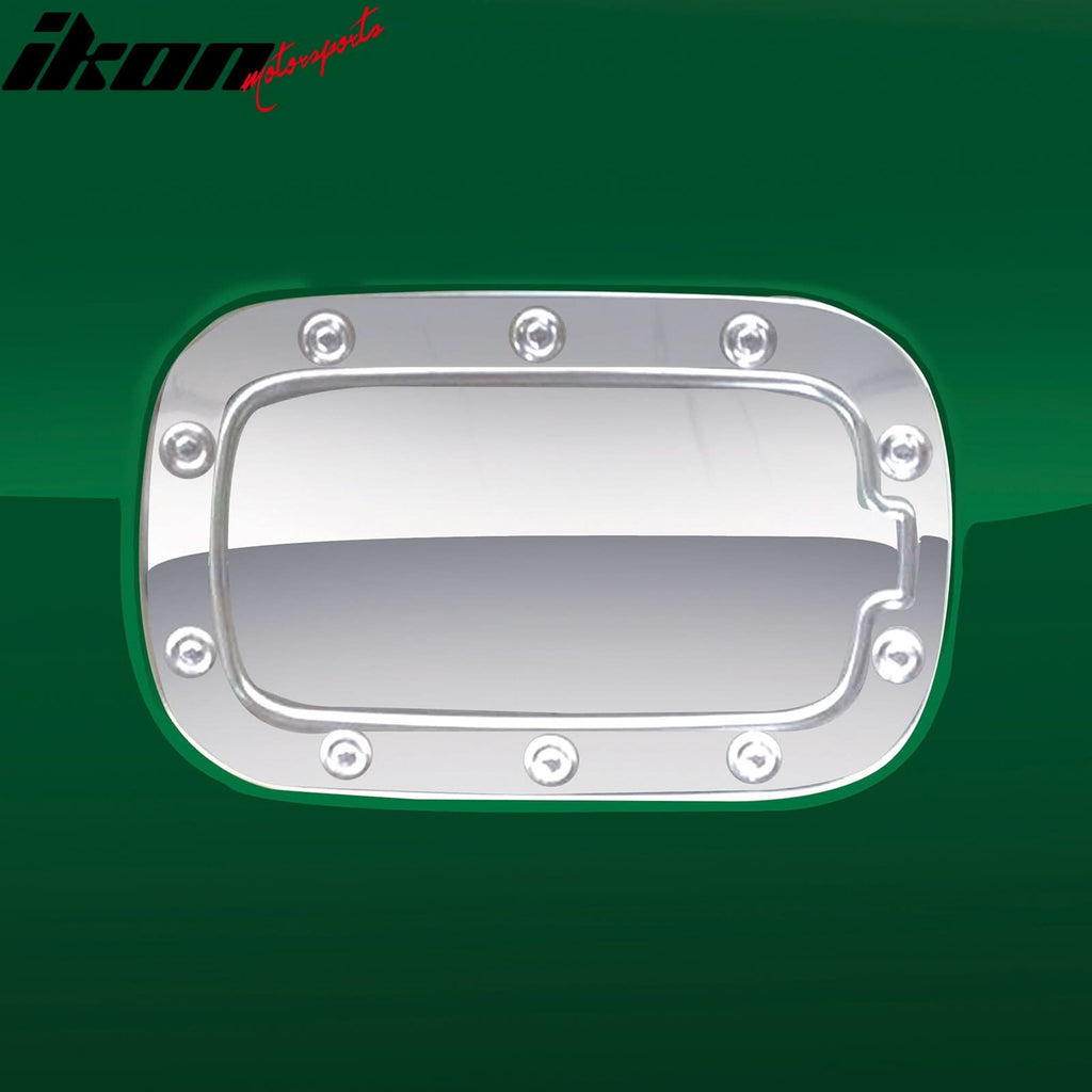 2011-2014 Grand Cherokee Durango Chrome Gas Door Cover Stainless Steel