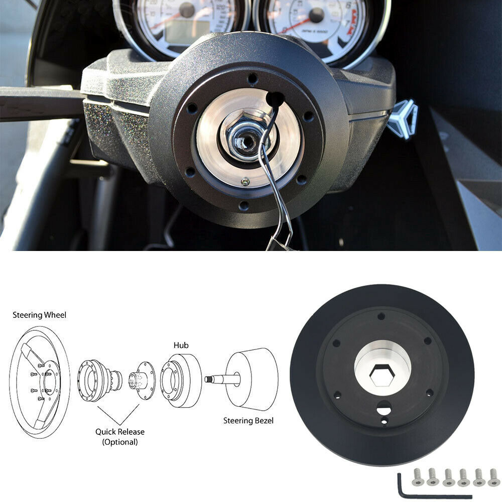 Steering Wheel + Short Hub Adapter Kit For Volvo C30 Jaguar X Type - Bull Boost Performance