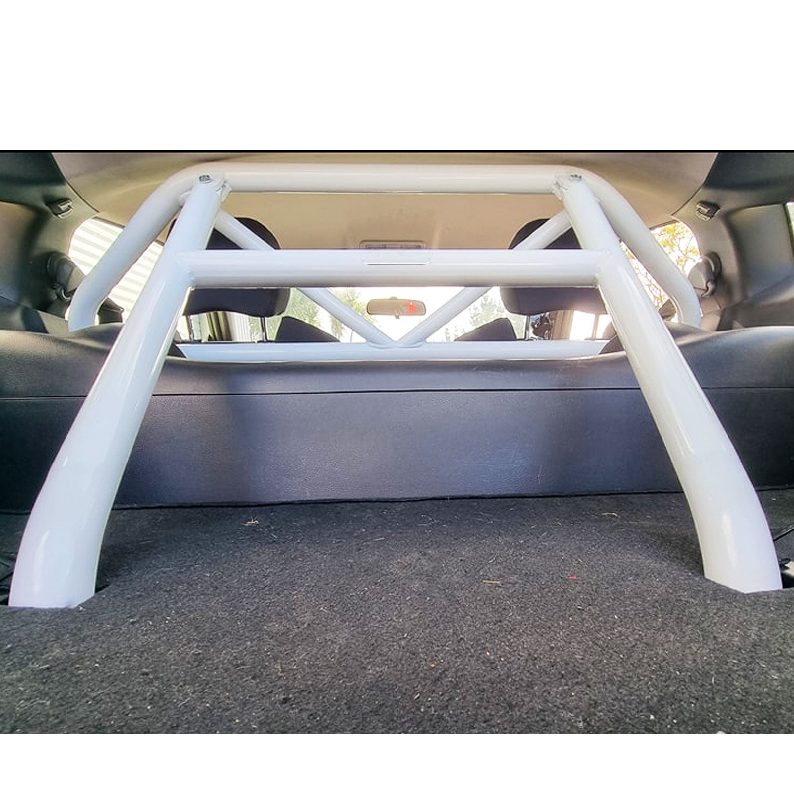 350z Bolt On 2 Piece Half Steel Roll Cage Harness Bar for Nissan Fairlady Z Z33 - Bull Boost Performance
