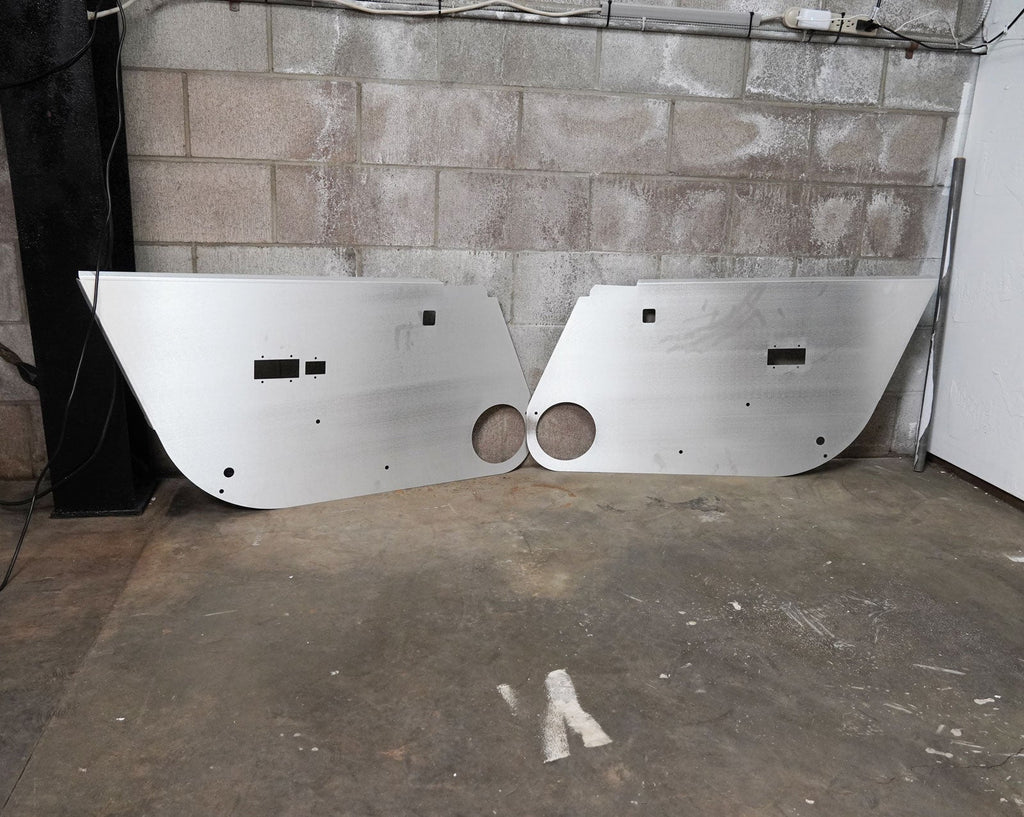 Aluminum Door Cards Panels For 2003-2009 350Z Coupe Z33 Lightweight Racecar US - Bull Boost Performance