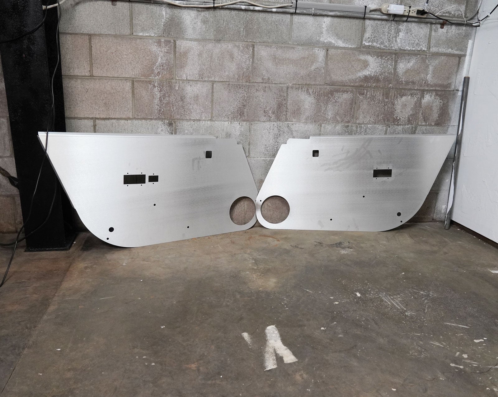 Aluminum Door Cards Panels For 2003-2009 350Z Coupe Z33 Lightweight Racecar US - Bull Boost Performance