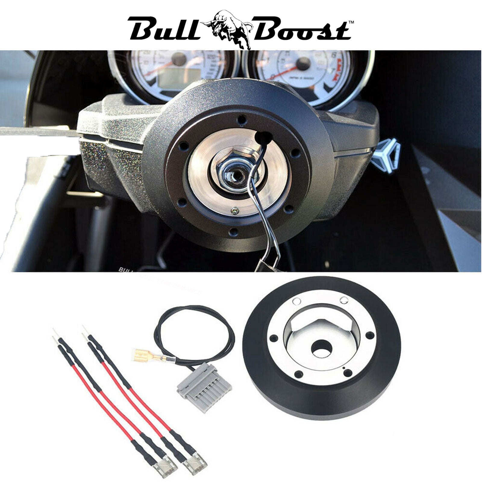 Quadro Style Steering Wheel Quick Release Short Hub Adapter For Nissan 350Z 370Z Sentra - Bull Boost Performance