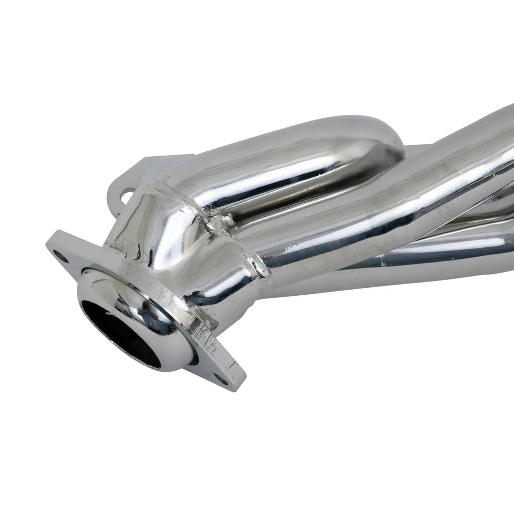 BBK Ford F150 302 5.0 1-5/8 Shorty Exhaust Headers Polished Silver Ceramic 87-95