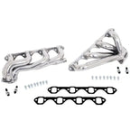 BBK Ford F150 351 5.8 1-5/8 Shorty Exhaust Headers Polished Silver Ceramic 87-95
