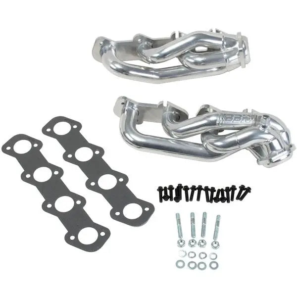 BBK Ford F150 4.6 1-5/8 Shorty Exhaust Headers Polished Silver Ceramic 97-03