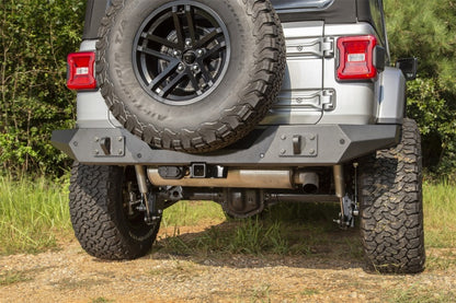 Rugged Ridge Spartan Rear Bumper Full Width 18-20 Jeep Wrangler JL