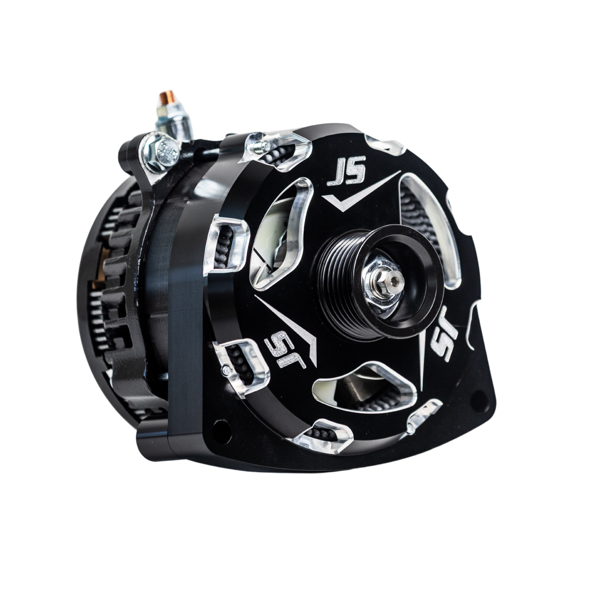 1996-2024 GM Billet High Output Alternator (Black) by JS Alternators